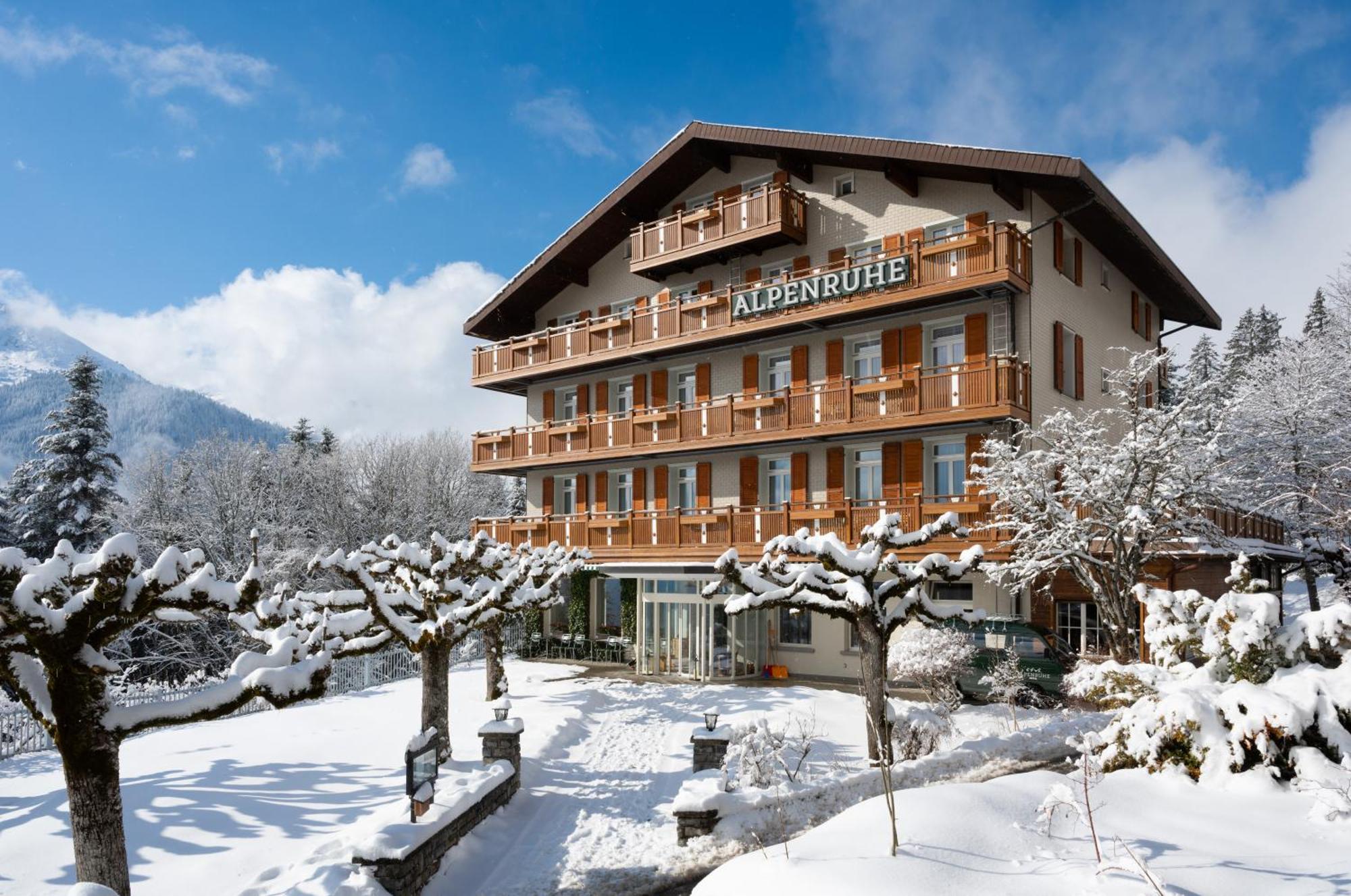 Hotel Alpenruhe - Vintage Design Hotel Wengen Ngoại thất bức ảnh